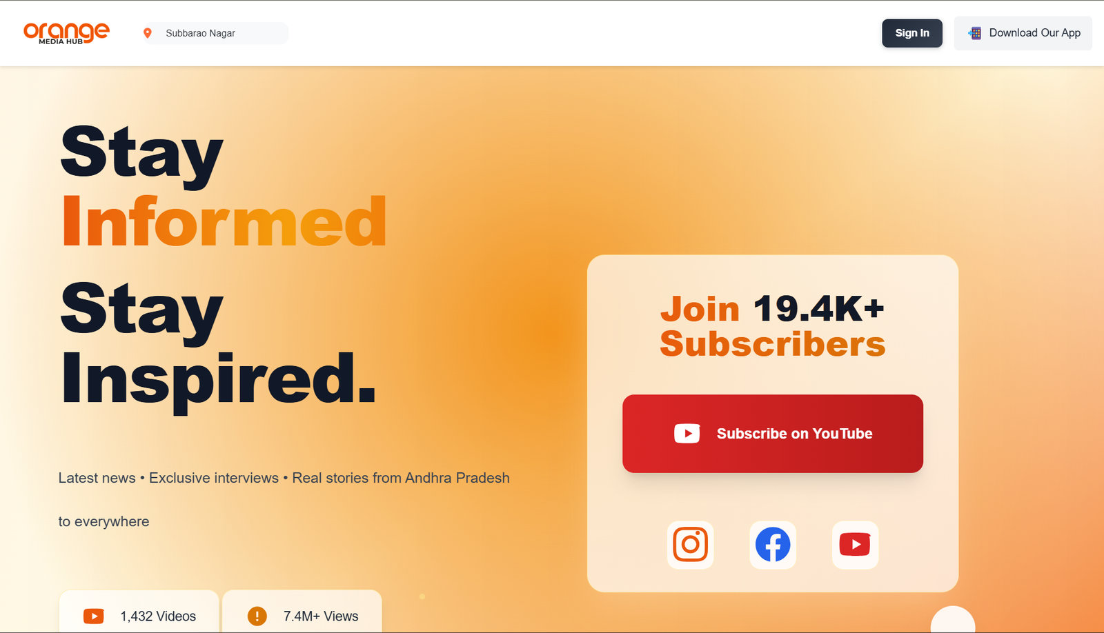 Orange media Hub