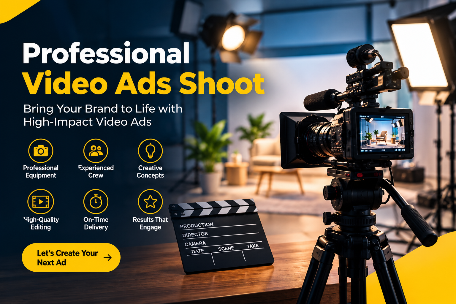 Professional Video Ads Shoot
